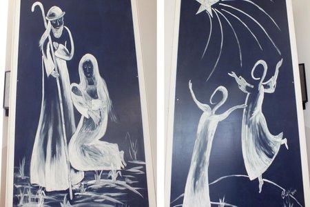 Olga Swanepoel se geskilderde â€œEngele van Vreugdeâ€ in die Pretoriussaal tydens die onlangse   